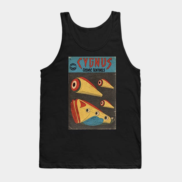 Cygnus Cosmic Sentinels Tank Top by IcarusPoe